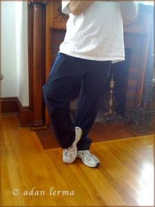 Tree Pose with Multi-Use Tennis Shoes, Modification