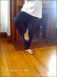 Tree Pose with Sandals, Modification