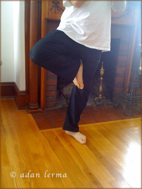Tree Pose Bare Feet