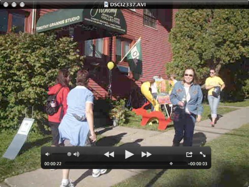 Sheila Sat pm at Art Hop 2011