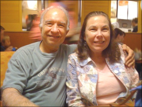 Adan & Sheila at Class Lunch