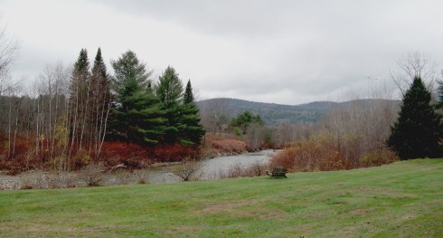 Little River Along Mountain Road in Stowe Area
