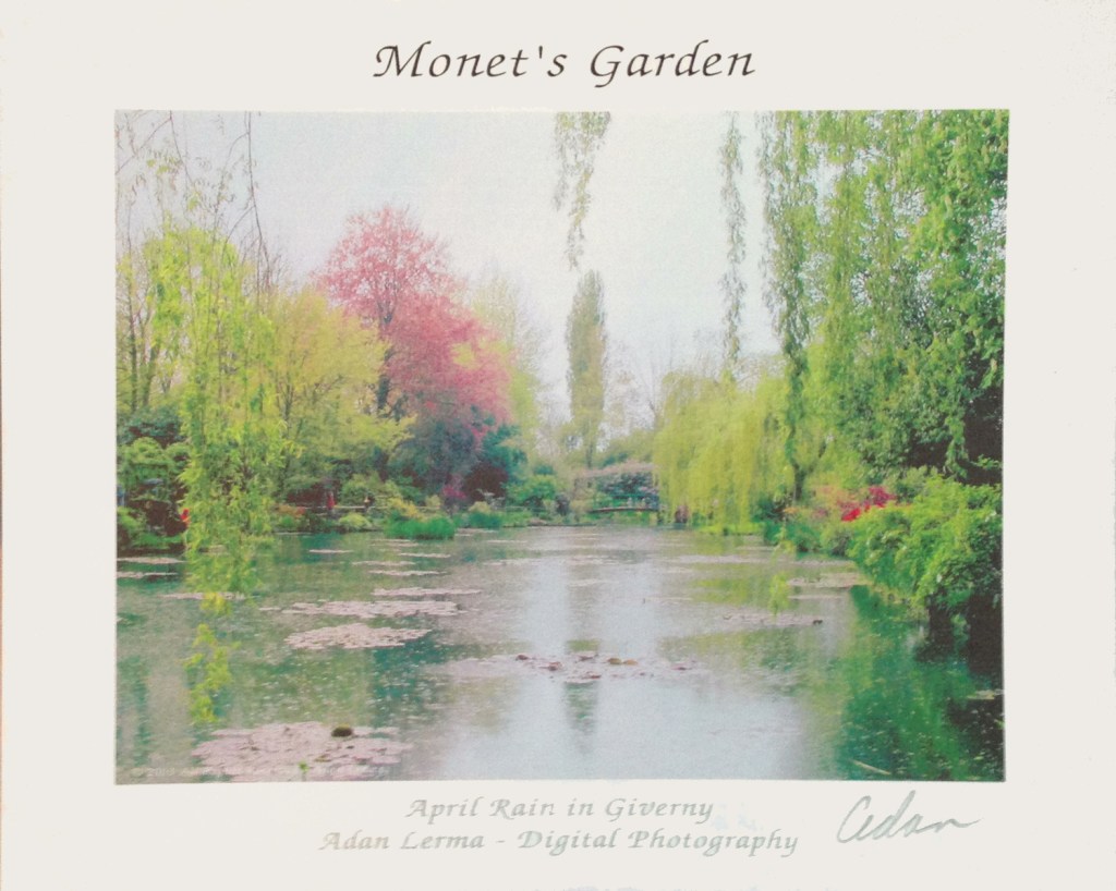 January 04, 2021 – Monet’s Garden April Rain in Giverny, Photo to Oil to Watercolors through Three Decades, Part&nbsp;1