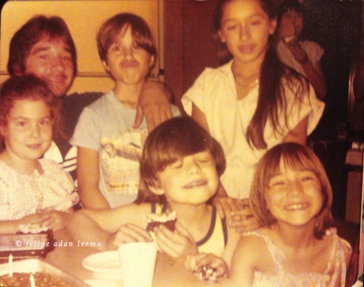 helen philip tania aimee jason nora noe - at mom's house - the early years 😊