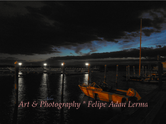 Perkins Pier Sunset * @Felipe Adan Lerma
