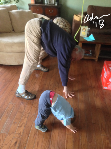 Adan with grandson Max ©Felipe Adan Lerma