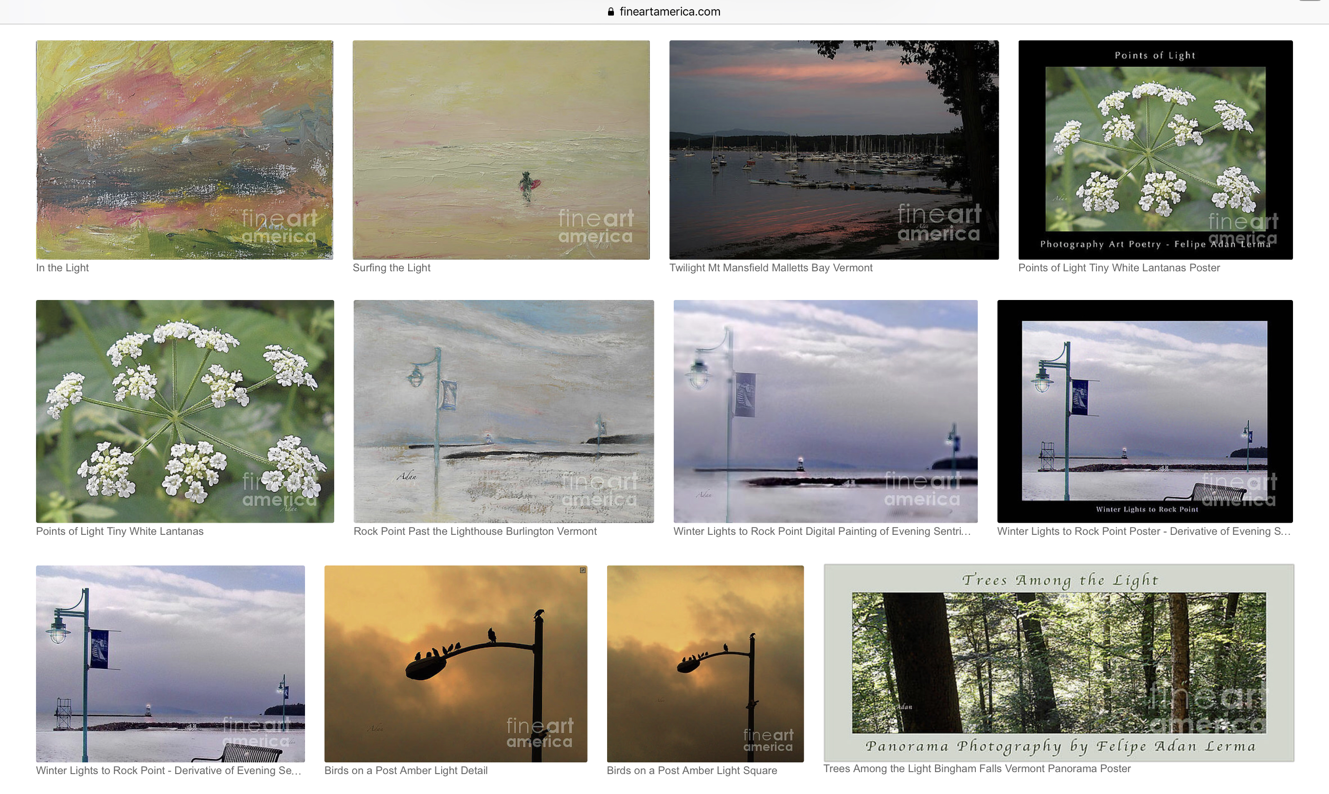 Artwork and photography with Light in the title ©Felipe Adan Lerma 