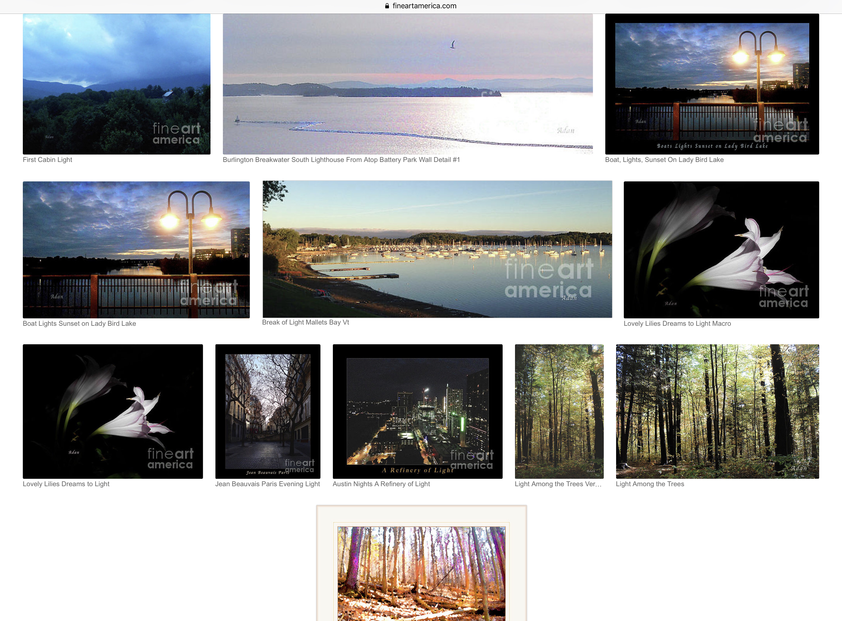 Artwork and photography with Light in the title ©Felipe Adan Lerma 