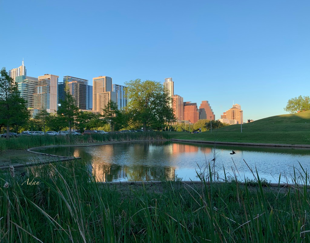 Spring Sunset Austin Skyline Butler Park Horizontal – Photography Felipe Adan&nbsp;Lerma