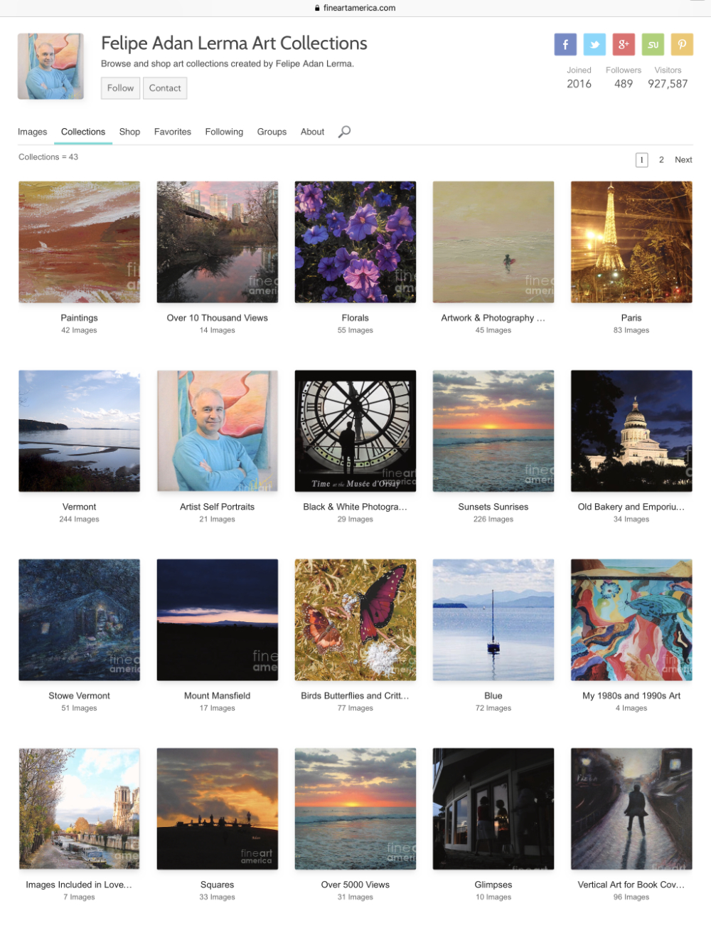 Sample Page of My Paintings & Photography at Fine Art America
Felipe Adan Lerma
https://fineartamerica.com/profiles/felipeadan-lerma.html?tab=artworkgalleries&artworkgalleryid=651453 .