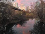 Austin Pink Sunset circa 2017 https://fineartamerica.com/featured/austin-hike-and-bike-trail-train-trestle-1-sunset-triptych-right-felipe-adan-lerma.html