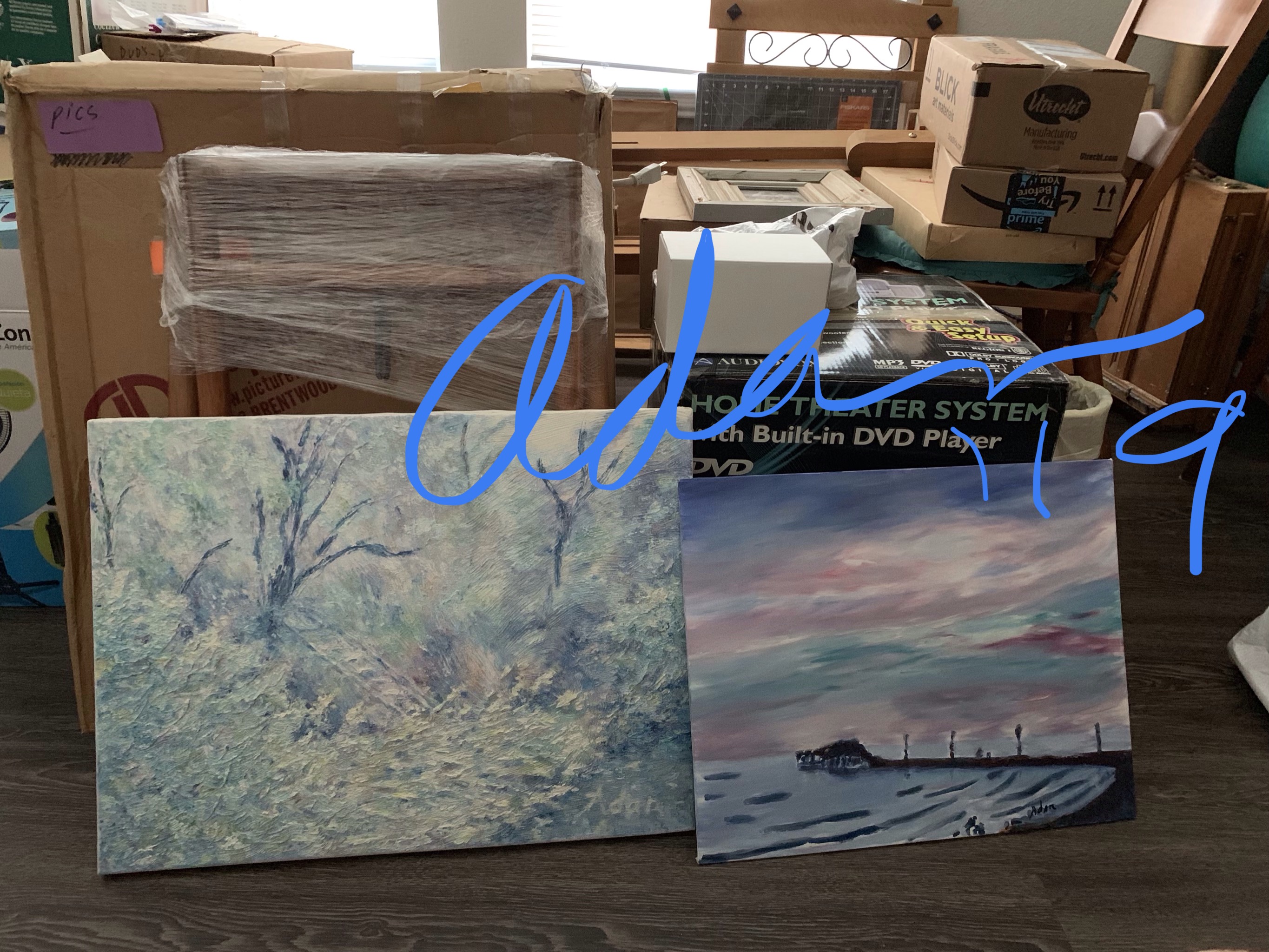 Circa 2000 & mid 2000’s (Oils)
Stairway from Barton Springs & 61st Street Pier Galveston
© Original Art by Felipe Adan Lerma