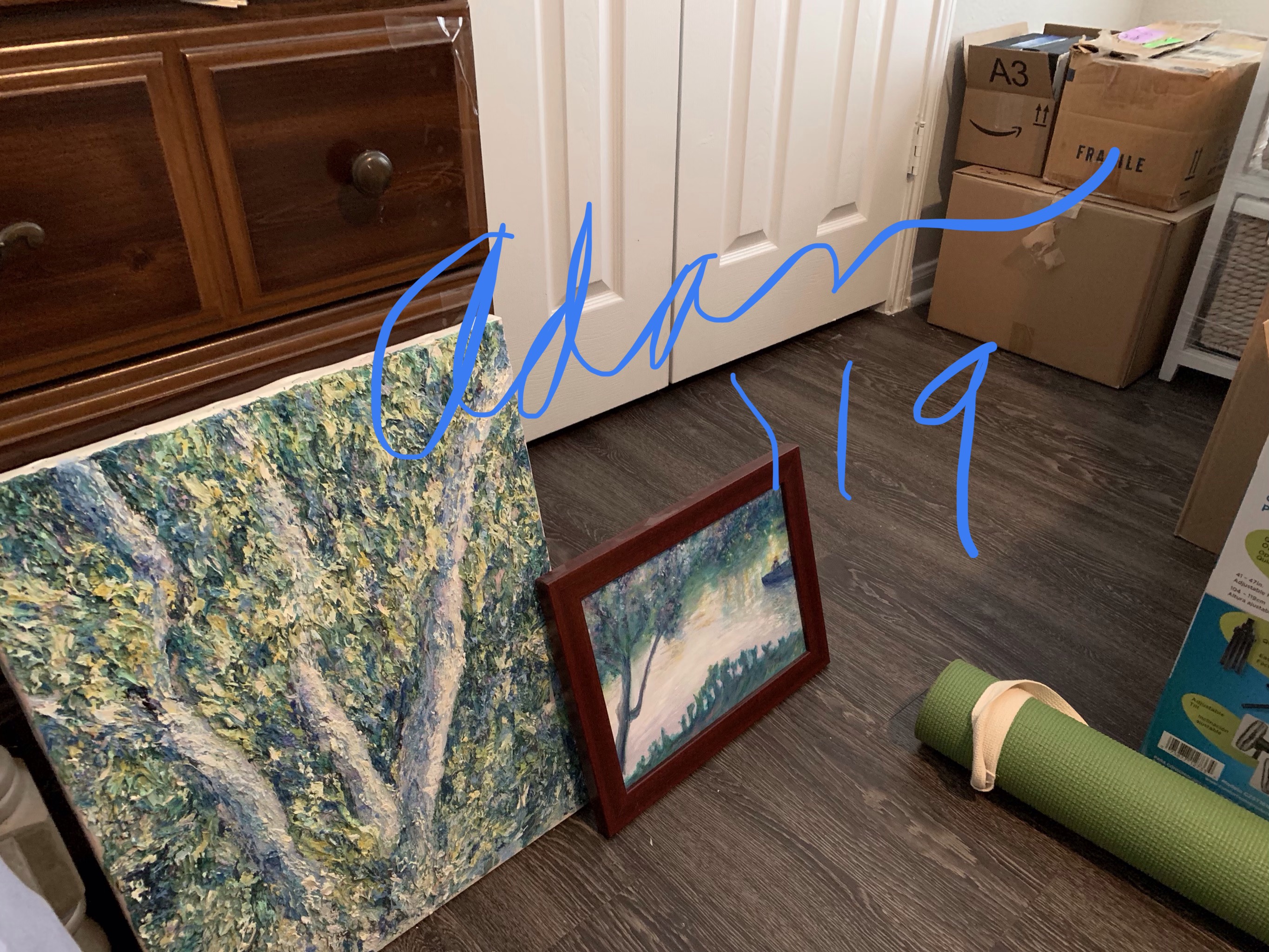 Circa early and mid 2000’s (oils)
Hackberry’s In Full of Spring & Rowers on Lady Bird Lake
© Original Art by Felipe Adan Lerma