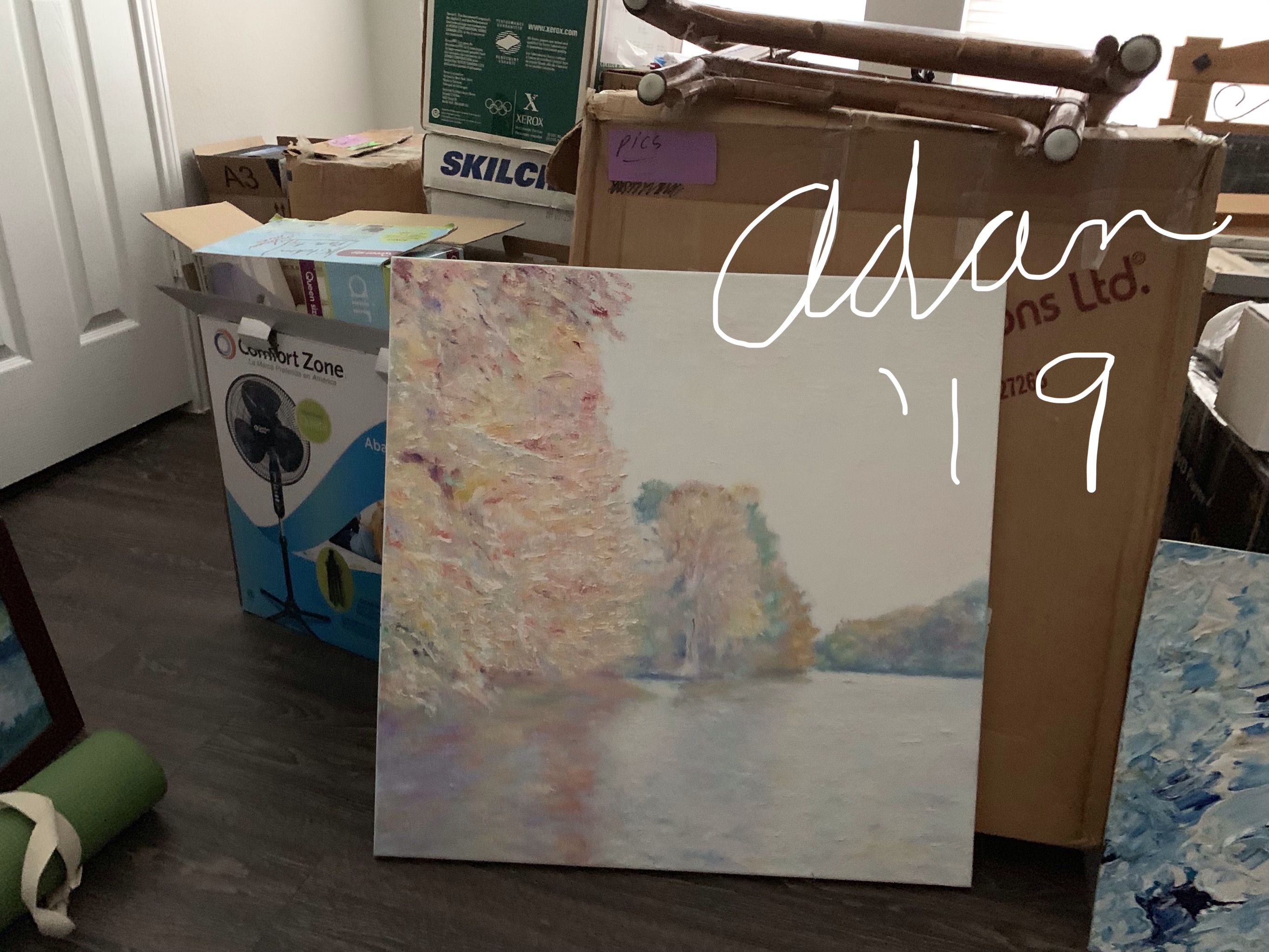 Circa mid 2000’s (oil)
Autumn on Lady Bird Lake North Shore
© Original Art by Felipe Adan Lerma