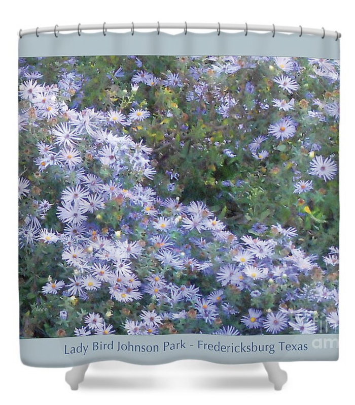 White Blue Cluster shower curtain - https://fineartamerica.com/featured/white-blue-cluster-poster-felipe-adan-lerma.html?product=shower-curtain