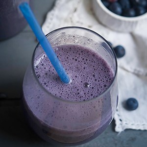 Blue smoothie via SilverSneakers