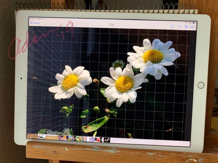 Floating Blooms Acrylic Experiment Grid 11.27.19 ©Felipe Adan Lerma