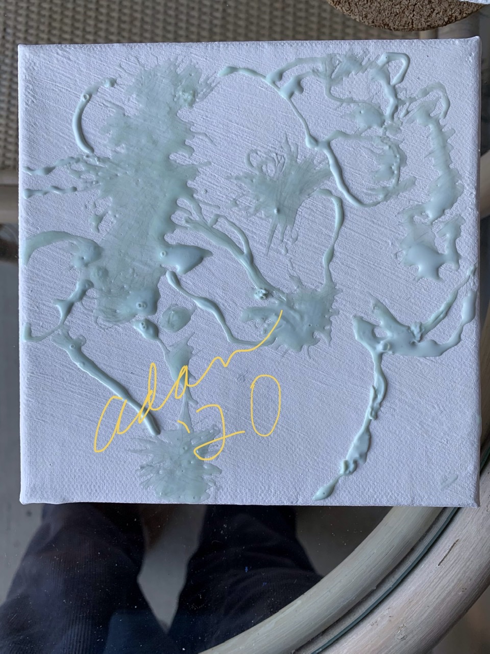 My Yesterday in Pictures for, Jan 06, 2020 – Applying Liquid Masking on Absorbent Ground&nbsp;👨‍🎤