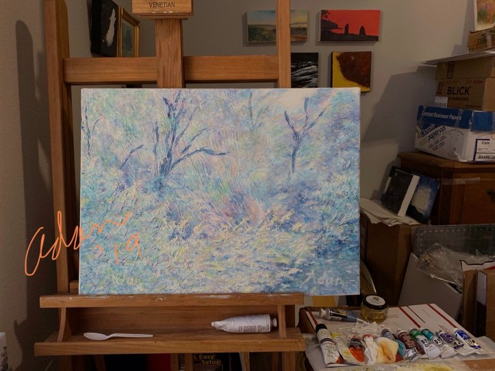 Barton Springs Morning Fog Lifting circa 2005 ©Felipe Adan Lerma