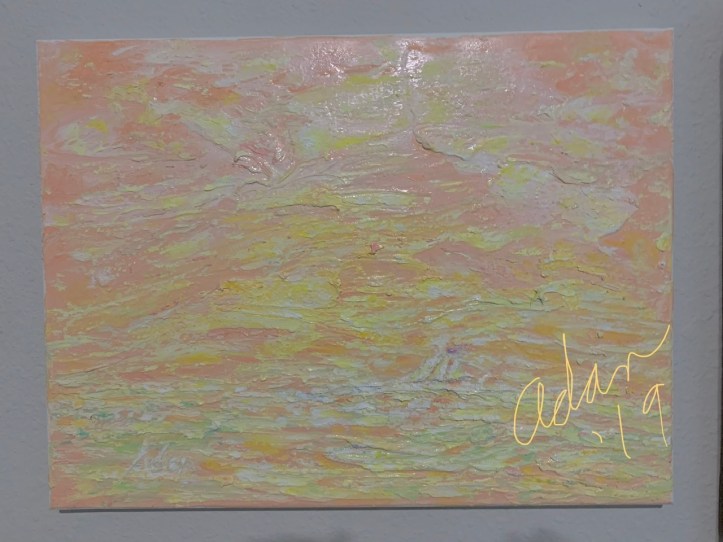 Ship at Sea, oil in progress 12.02.19 ©Felipe Adan Lerma