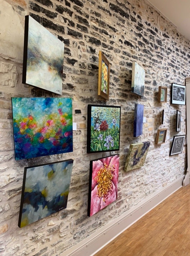 Old Bakery & Emporium 2019 Dec Austin Area Artists Show Set-up d ©Felipe Adan Lerma