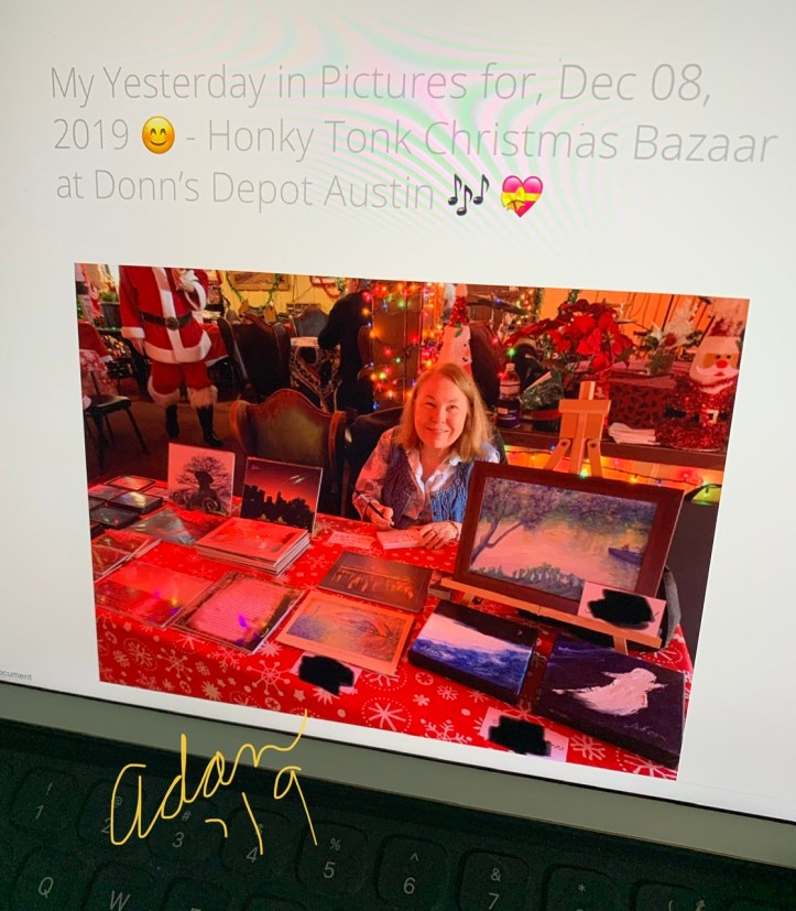 Screenshot posting My Yesterday n Pictures for, Dec 08, 2019 https://felipeadanlerma.com/2019/12/09/my-yesterday-in-pictures-for-dec-08-2019-π-honky-tonk-christmas-bazaar-at-donns-depot-austin-πΆ-π/