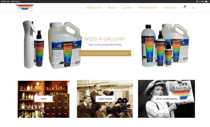 Spectrafix Fixative Non-Toxic Spray https://amzn.to/2HiIcwl 