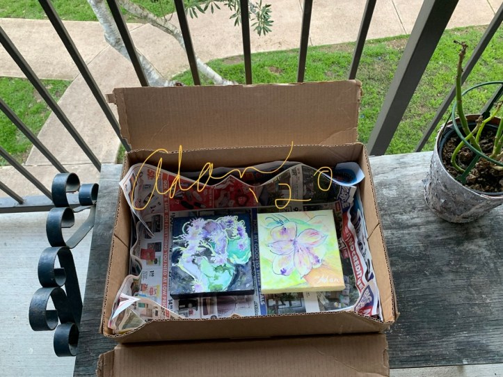 The Earth is a Garden & Violet Blooms Cluster Varied Background ©Felipe Adan Lerma - Ready for Spectrafix Spraying 02.21.20