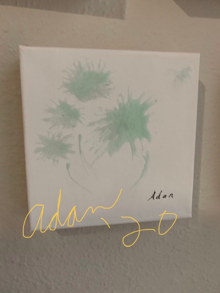 Masking Fluid Idea - Violet Blooms v2 02.17.20