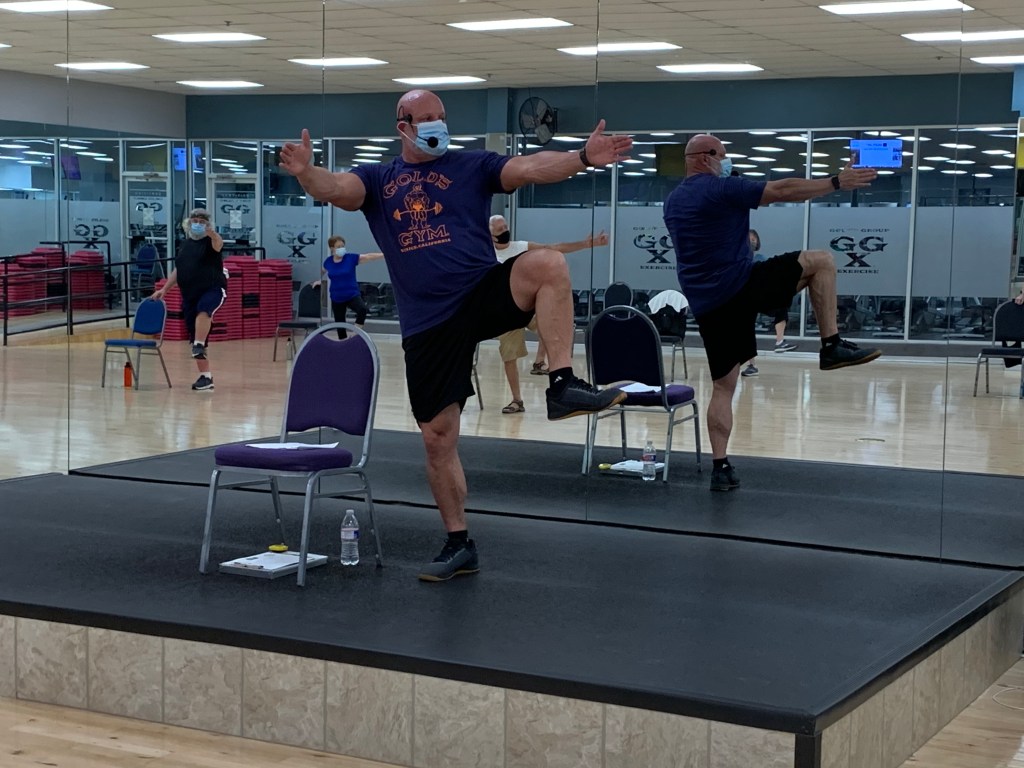 Aging Gracefully – During Covid-19 – Update with SilverSneakers Stability Class at Gold’s Gym with Curt&nbsp;Holland
