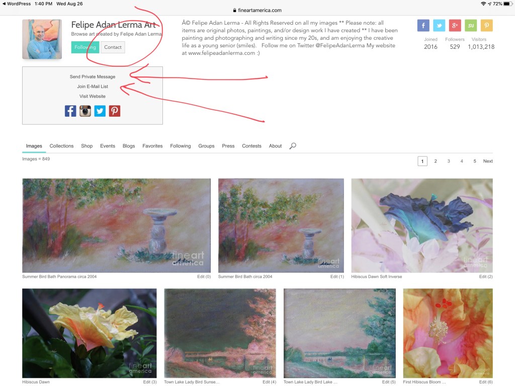 Join Email List or Contact Me at Fine Art America - Felipe Adan Lerma Artist email me - https://fineartamerica.com/controlpanel/emailsinternal.html?tab=newmessage&action=emailmember&memberidtype=artistid&memberid=459979 join my email list - https://fineartamerica.com/subscribememberemaillist.html?memberidtype=artistid&memberid=459979