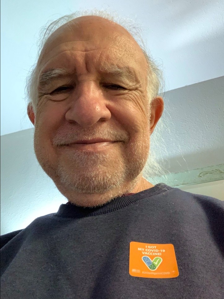 Got our 1st Covid shots! February 25, 2021 ©Felipe Adan Lerma