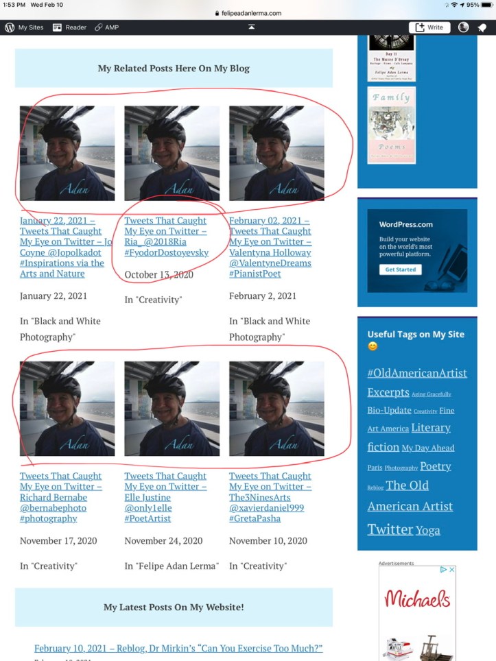 Related Posts feature on Adan's WordPress Site 02.12.21 https://felipeadanlerma.com/