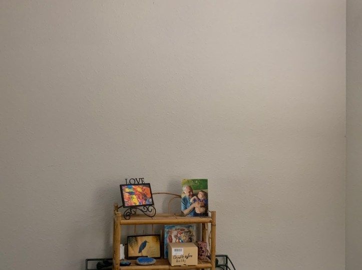 "After" - Taking images off the walls for a move 04.12.21