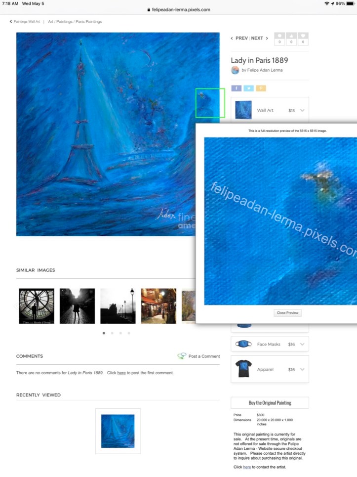 Lady in Paris 1889 Detail ©Felipe Adan Lerma https://felipeadan-lerma.pixels.com/featured/lady-in-paris-1889-felipe-adan-lerma.html