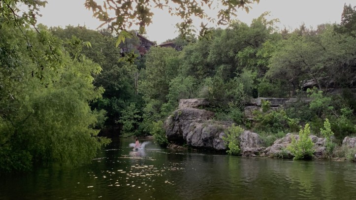 Matt splashing into the water 06.01.21