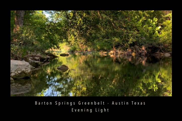 Barton Springs Greenbelt Evening Light Poster ©Felipe Adan Lerma https://felipeadan-lerma.pixels.com/featured/barton-springs-greenbelt-evening-light-poster-felipe-adan-lerma.html