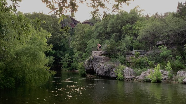 Matt preparing to jump for his dive 06.01.21