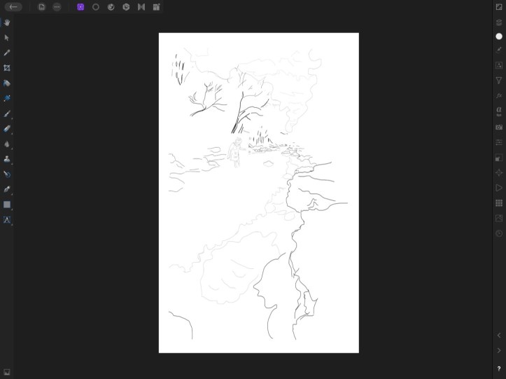 Detail, 25x40 Acrylic on Canvas In-Progress : Barton Springs Greenbelt Indian Summer ©Felipe Adan Lerma