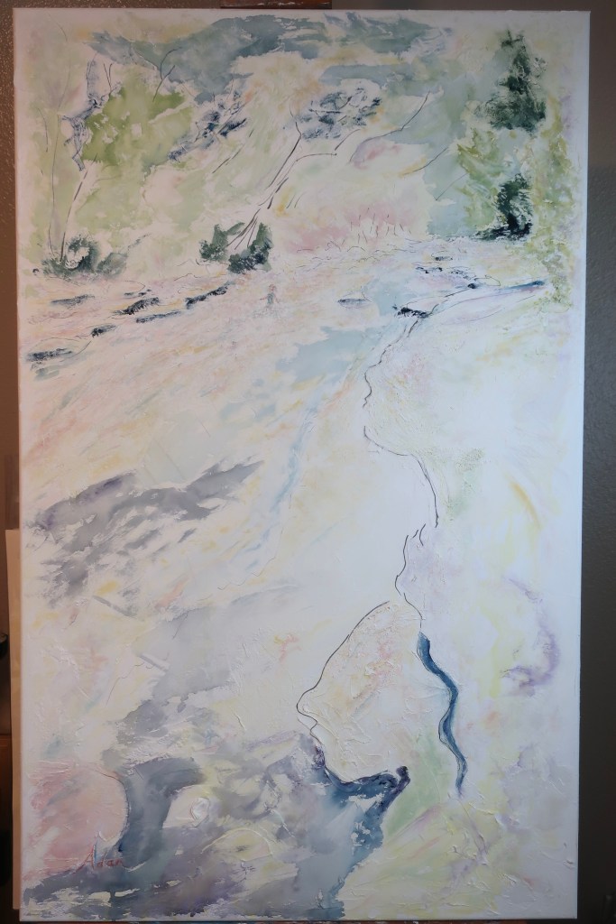 Barton Springs Greenbelt Indian Summer Watercolor ©Felipe Adan Lerma https://felipeadan-lerma.pixels.com/featured/barton-springs-greenbelt-indian-summer-watercolor-felipe-adan-lerma.html