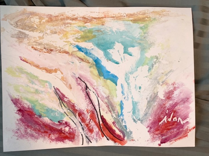 Abstract Study 1 ©Felipe Adan Lerma 9x12 watercolor on paper Sept 2021