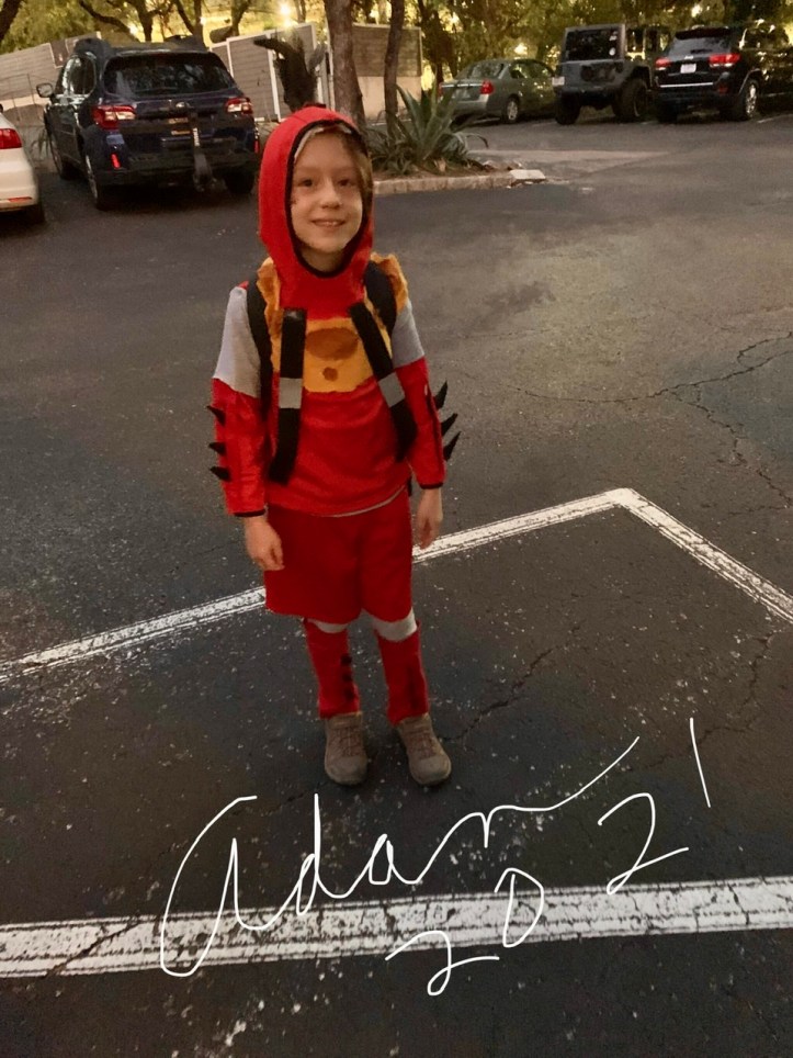 Max, Halloween handmade costume 2021 ©Felipe Adan Lerma