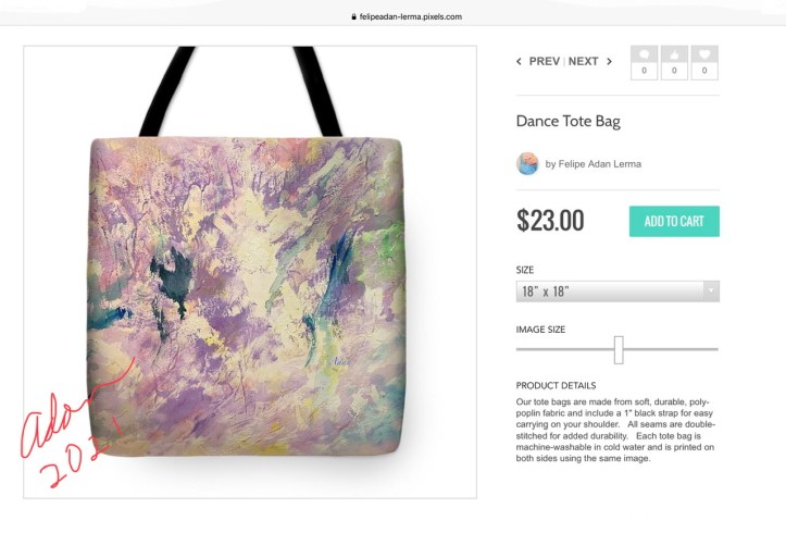 Dance Tote Bag (1 of 3 sizes) https://felipeadan-lerma.pixels.com/featured/dance-felipe-adan-lerma.html?product=tote-bag