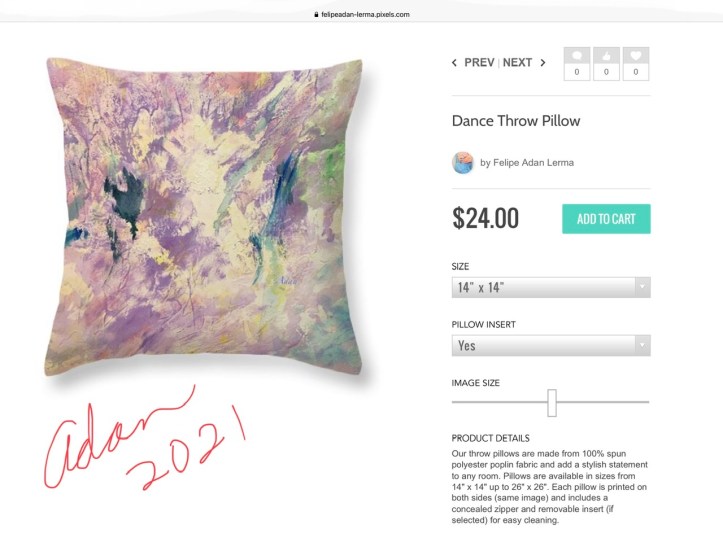 Dance Throw Pillow (1 of 6 sizes) ©Felipe Adan Lerma https://felipeadan-lerma.pixels.com/featured/dance-felipe-adan-lerma.html?product=throw-pillow