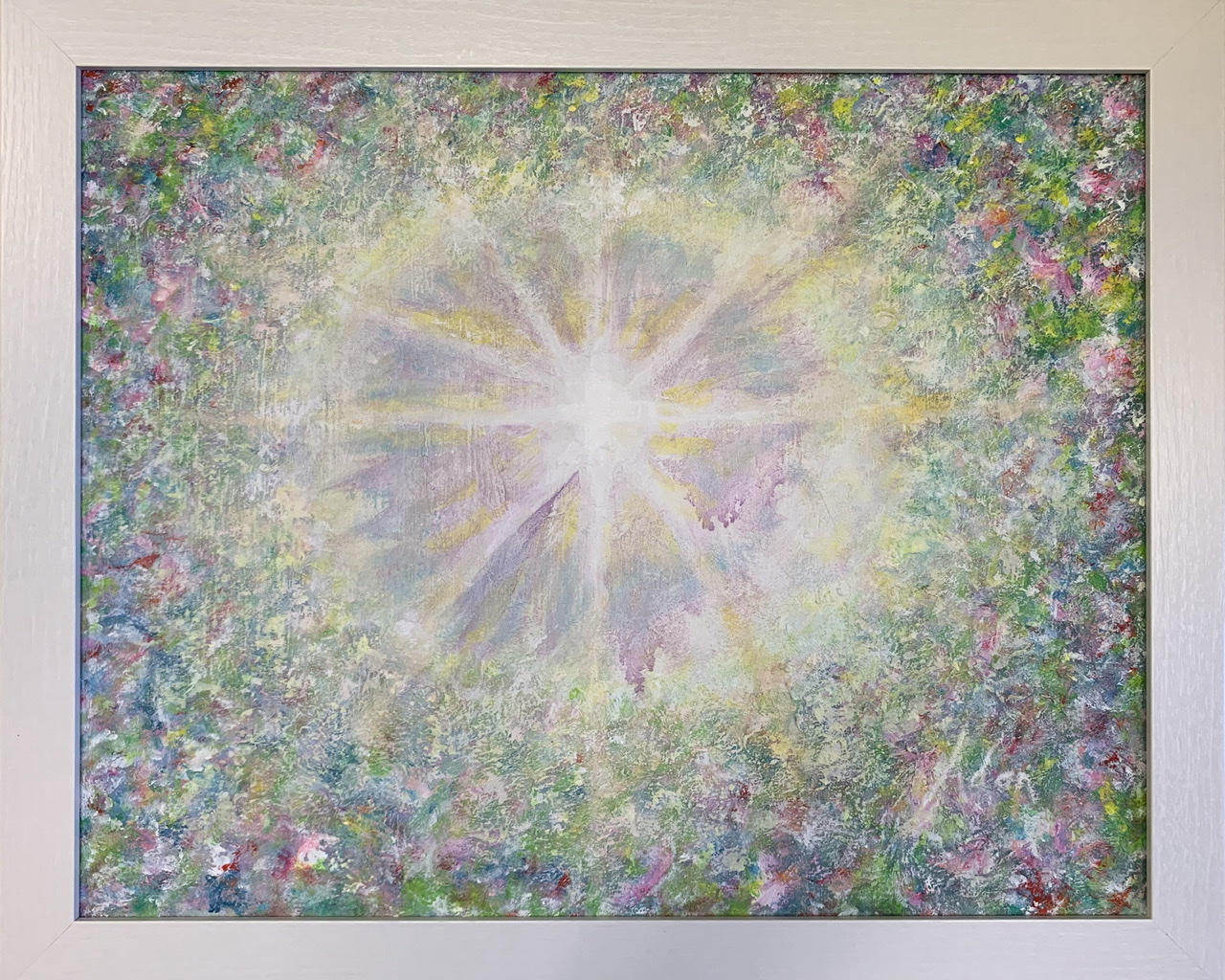 Peace ©Felipe Adan Lerma, 16x20 acrylic on canvas, seen with frame xhttps://felipeadan-lerma.pixels.com/featured/peace-felipe-adan-lerma.html