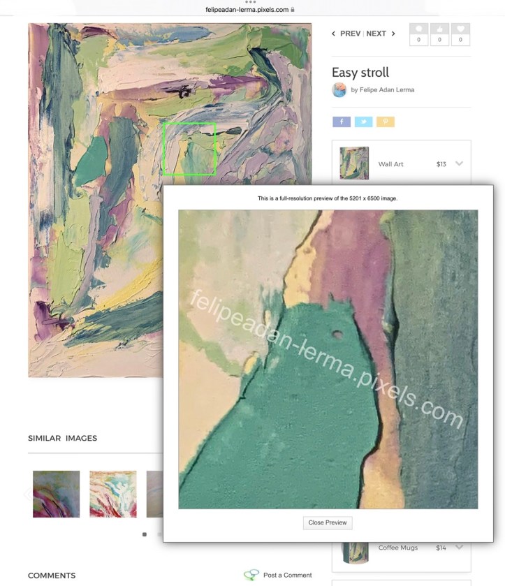 High resolution detail, Easy Stroll ©Felipe Adan Lerma, 16x20 acrylic #paletteknife on canvas https://felipeadan-lerma.pixels.com/featured/easy-stroll-felipe-adan-lerma.html