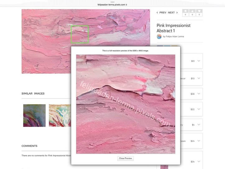 high resolution detail feature at Fine Art America, Pink Impressionist Abstract 1 ©Felipe Adan Lerma https://felipeadan-lerma.pixels.com/featured/pink-impressionist-abstract-1-felipe-adan-lerma.html