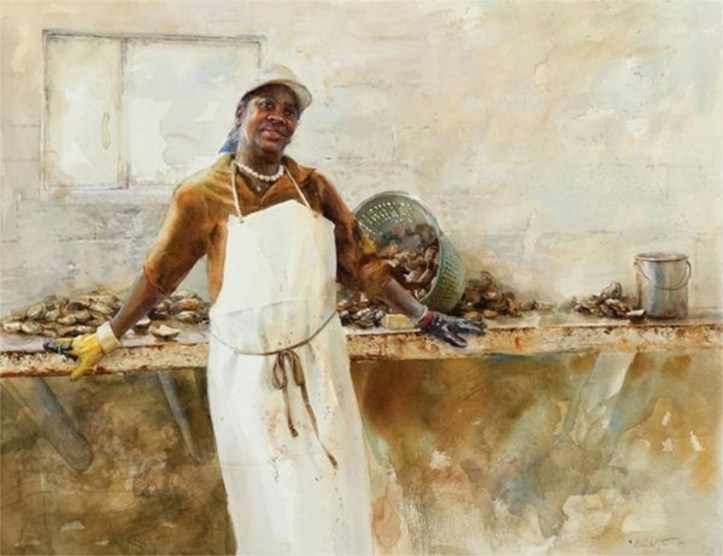 Pearl, by Mary Whyte, via Dianne Mize art tip, Working the Painting Language - The Triangular Path https://archive.aweber.com/newsletter/awlist4319336/MTI5Mjc2NDI=/working-the-painting-language-the-triangular-path.htm