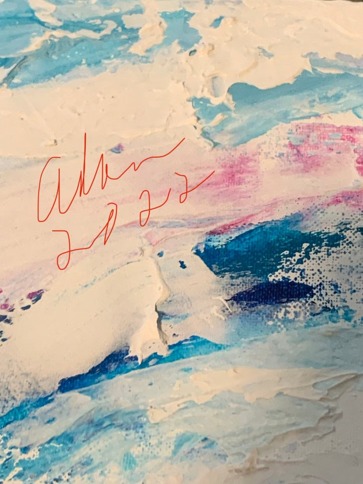 detail, Mountains Clouds and Waves, March 2022 ©Felipe Adan Lerma