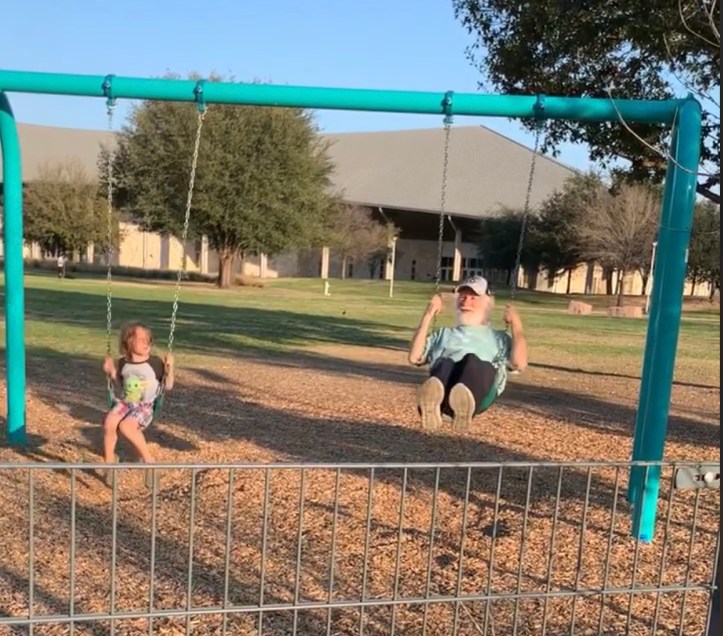 Adan & Max, aging gracefully at Butler Park early 2022 ©Felipe Adan Lerma